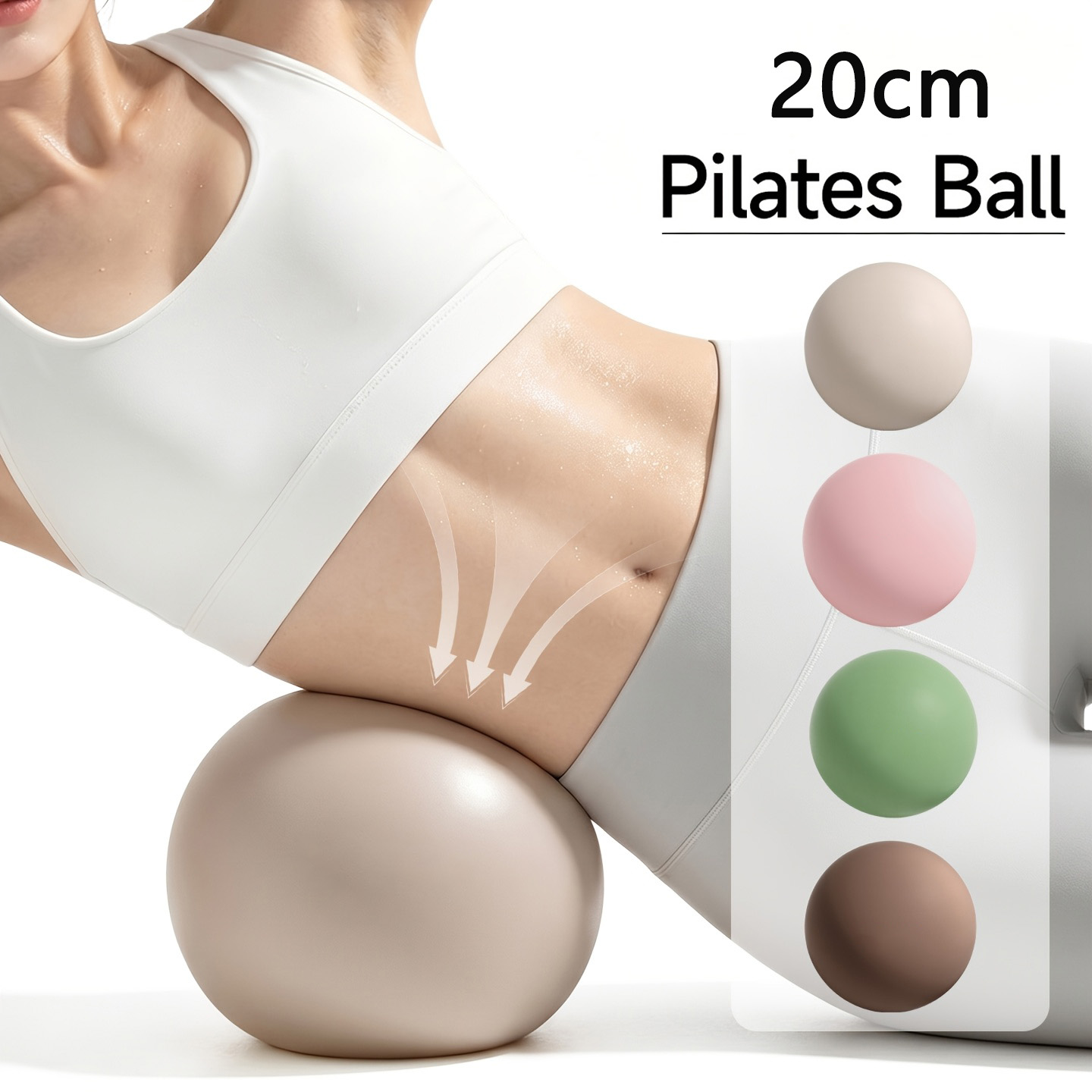 Pilates Ball Mini - Mini Balón de Yoga de 7.87