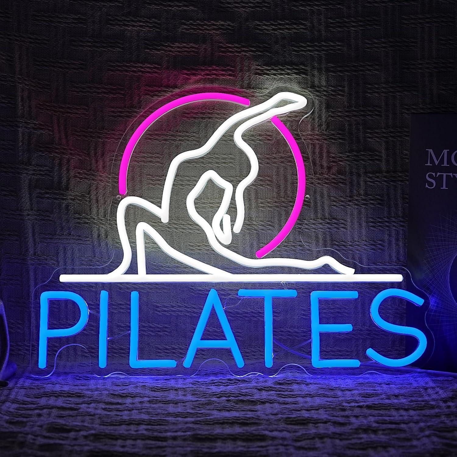 Pilates Yoga Gifts - Letrero de Neón de Yoga y