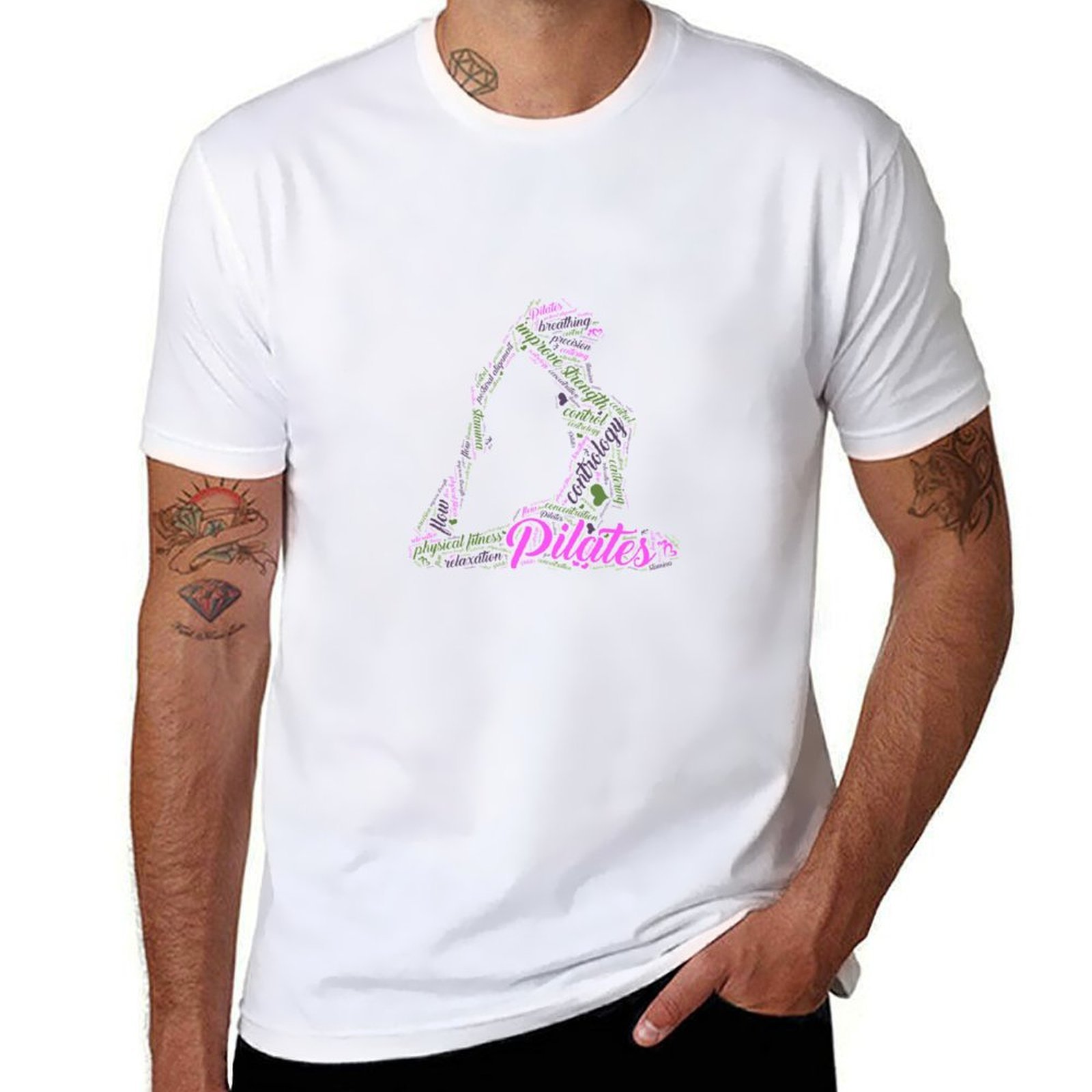 Pilates Yoga Gifts - Camiseta divertida para mujer con palabra