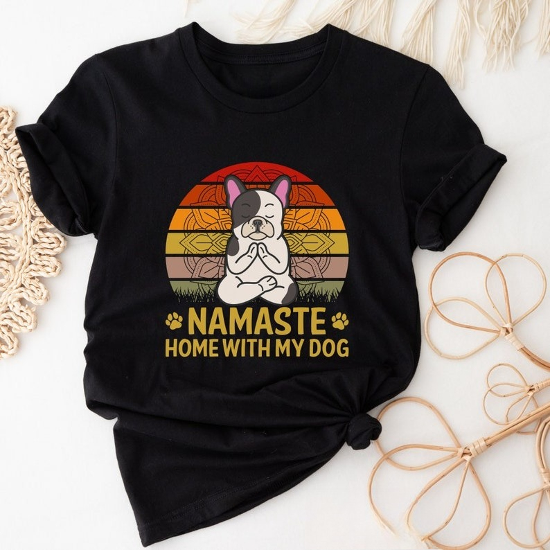 Pilates Yoga Gifts - Camiseta con dibujos animados de perro