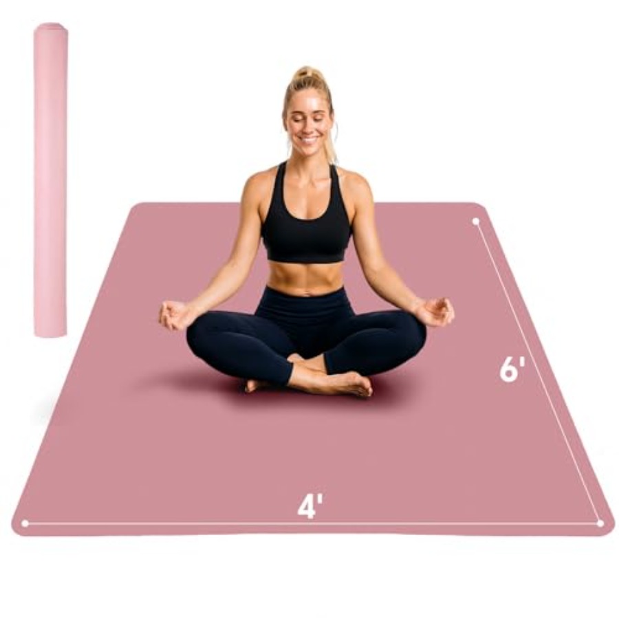 Esterilla de yoga extragrande  - Pilates Yoga Mat Thickness reseña y precio