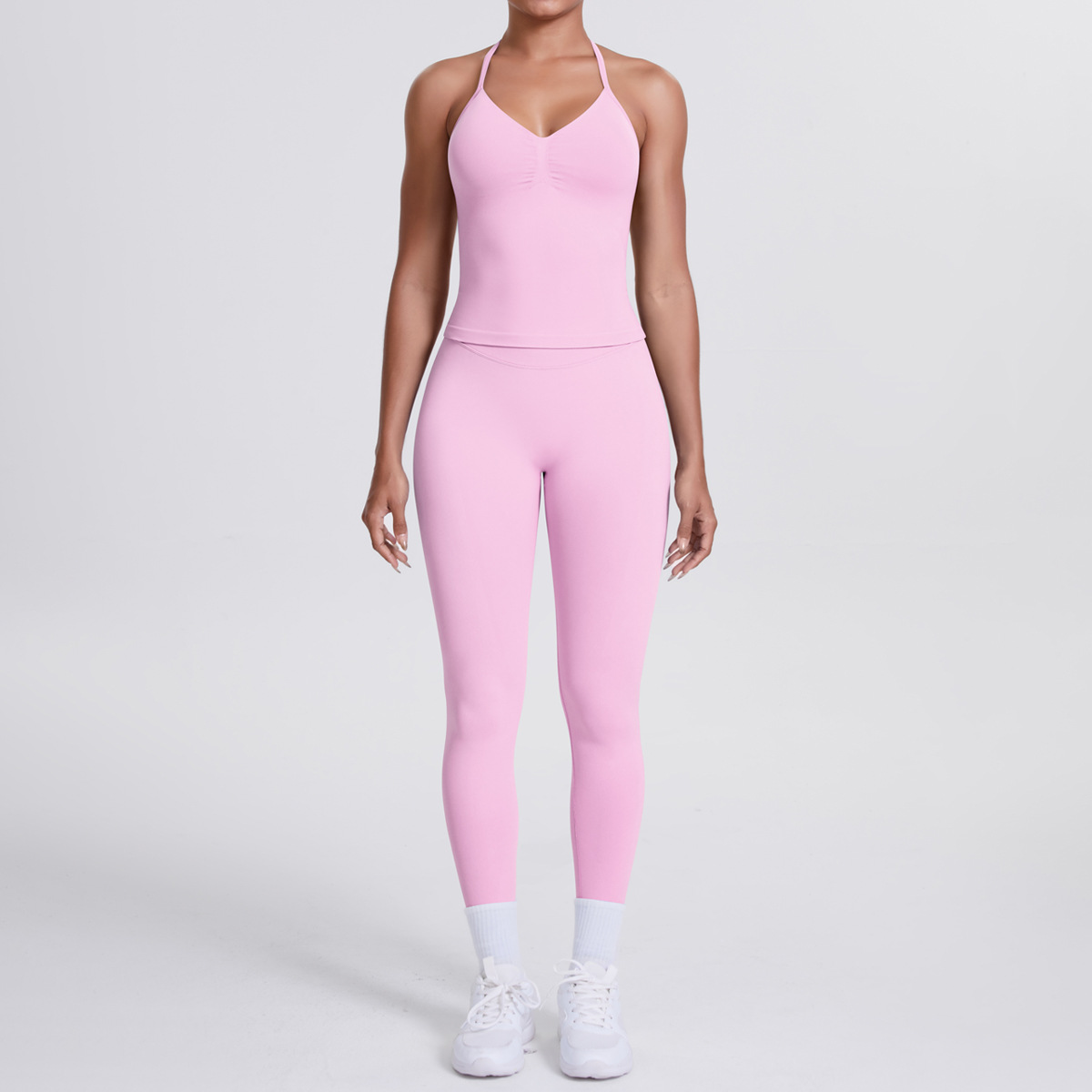 Traje de Yoga de punto sin cos - Pilates V Yoga reseña y precio