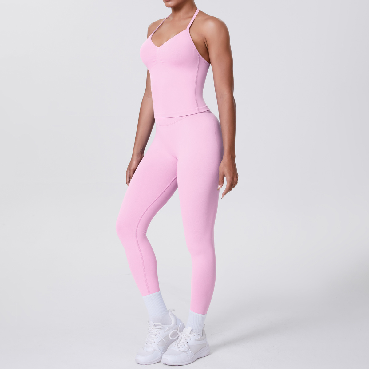 Traje de Yoga de punto sin cos - Pilates V Yoga reseña y precio