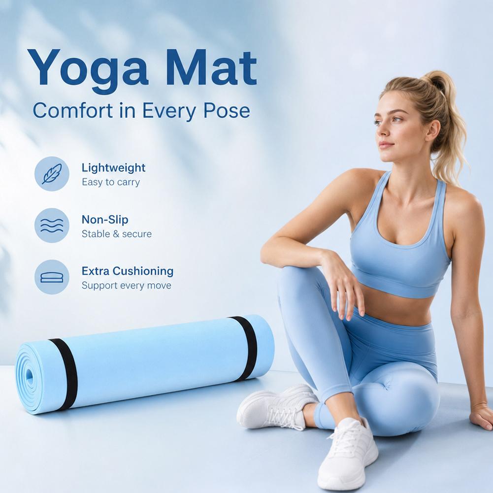 Esterilla de Yoga gruesa antid - Pilates Yoga Mat Thickness reseña y precio